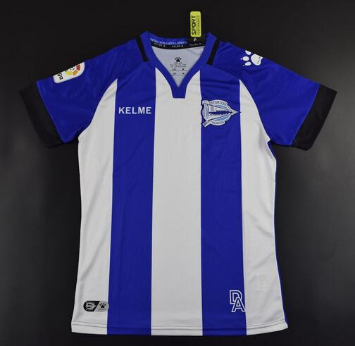 Deportivo Alavés 2017/18 Home Soccer Jersey